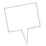 Étiquettes pique rectangles