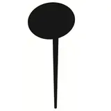 Étiquettes pique ardoise ovale