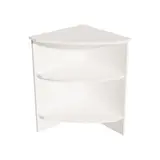 Comptoir d'angle blanc craie 52 x 52 x 88 cm