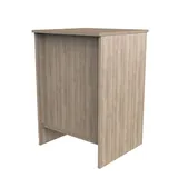 Comptoir d'accueil chêne authentique gris 60 x 52 x 88 cm