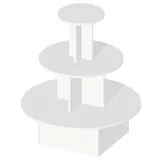 Podium rond 3 niveaux