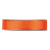 Ruban gros grain orange 25 mm x 20 m coton