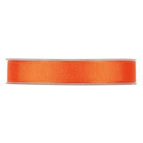 Ruban gros grain orange 15 mm x 20 m coton