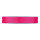 Ruban gros grain rose fuchsia 15 mm x 20 m coton - Ruban emballage cadeau
