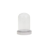 Cloche en verre avec socle - Supports et Cloches en verre