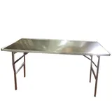 Table pliante de marché alu renforcée avec plateau 150 x 80 x 80 cm