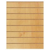 Panneau rainuré Hêtre Naturel, entraxe 15 cm 