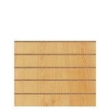 Panneau rainuré Hêtre Naturel, entraxe 15 cm