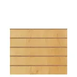 Panneau rainuré Hêtre Naturel, entraxe 15 cm
