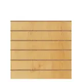 Panneau rainuré Hêtre Naturel, entraxe 15 cm
