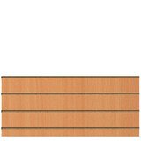 Panneau rainuré Hêtre Naturel, entraxe 15 cm - Ligne Memphis - Diam. 60 mm
