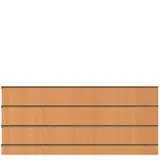 Panneau rainuré Hêtre Naturel, entraxe 15 cm