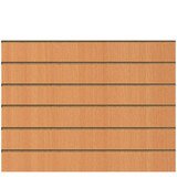 Panneau rainuré Hêtre Naturel, entraxe 15 cm