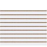 Panneau rainuré Blanc Craie, entraxe 10 cm