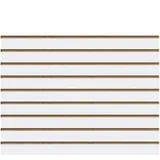 Panneau rainuré Blanc Craie, entraxe 10 cm