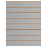 Panneau rainuré Gris clair, entraxe 15 cm - Ligne Memphis