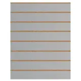 Panneau rainuré Gris clair, entraxe 15 cm
