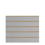 Panneau rainuré Gris clair, entraxe 15 cm