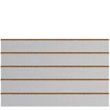 Panneau rainuré Gris clair, entraxe 15 cm