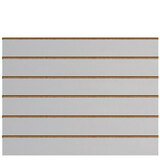 Panneau rainuré Gris clair, entraxe 15 cm