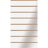 Panneau rainuré Blanc Craie, entraxe 15 cm