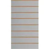 Panneau rainuré Gris clair, entraxe 15 cm