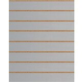 Panneau rainuré Gris clair, entraxe 15 cm