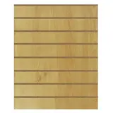 Panneau rainuré Hêtre Naturel, entraxe 15 cm