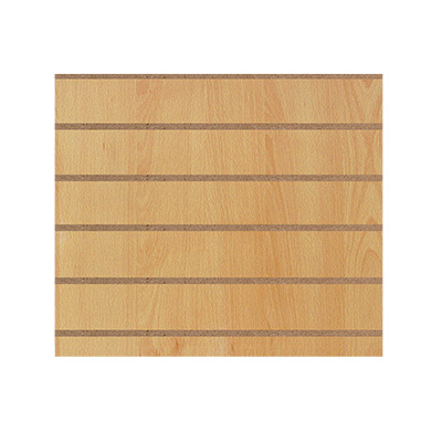 Panneau rainuré Hêtre Naturel, entraxe 15 cm