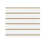 Panneau rainuré Blanc craie, entraxe 15 cm