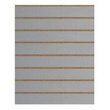 Panneau rainuré Gris clair, entraxe 15 cm