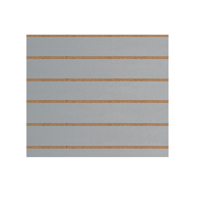 Panneau rainuré Gris clair, entraxe 15 cm - Fonds rainurés Ligne Store