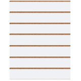 Panneau rainuré blanc, entraxe 15 cm - Fond décor bois Ligne Store