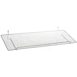 Tablette fil pour présentoir grille 80 x 32 cm - Tablette pour grille d'exposition - Blanc