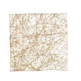 Carrés de tissu pailleté - Fonds de vitrine Noël