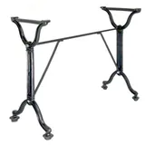 Pied de table double en fonte noir 83,5 x 38 x 70,5 cm