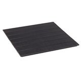Plateau de table carré polywood gris 60 x 60  cm