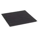 Plateau de table carré polywood gris 60 x 60  cm