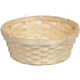 Corbeille bambou ronde naturel ø 23 x 8 cm, paquet de 10