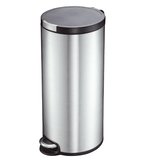 Poubelle inox à pédale 30 litres ø 25 x H 40 cm