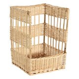 Claie à pain rectangulaire en osier 36 x 36 x 50 cm