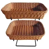 Présentoir corbeille à pain 2 niveaux 39 x 39 x 40 cm