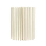 Colonne romaine en papier pliable - Blanc - ø 30 x H 40 cm