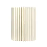 Colonne romaine en papier pliable - Blanc - ø 30 x H 40 cm