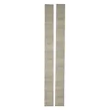 Joues de finition pour étagère haute Global stratifié chêne gris 18 x 204cm – Lot de 2