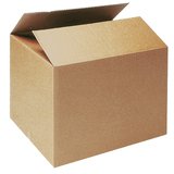 Caisse américaine carton, carton double cannelure 60x40x30/40cm, paquet de 10
