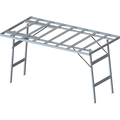 Table pliante alu - Etalages de marché