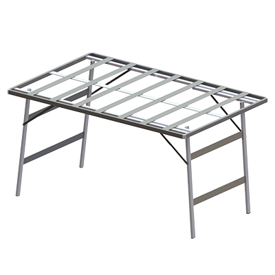 Table pliante renforcée alu - Etalages de marché
