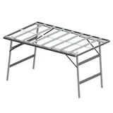 Table pliante marché aluminium 150 x 100 x 80 cm - Table de marché - Table de maraîcher