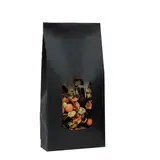 Sac SOS kraft noir avec fenêtre 850 ml 13,5 x 7,5 x 31,5 cm - Sachet SOS - Lot de 100